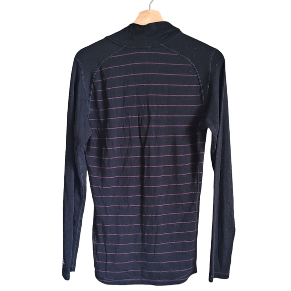 Smartwool Merino Wool Long Sleeve Quarter Zip Pullover - Picture 2 of 5